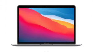 1 Apple MacBook Air 13.3-Inch Retina Display 8-core Apple M1 chip with 8GB RAM, 256GB SSD (MGN63) Space Gray
