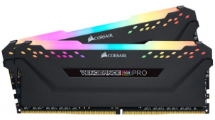 Corsair VENGEANCE RGB PRO 16GB (2 x 8GB) DDR4 3200MHz C16 RAM Kit Black
