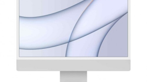 1 Apple iMac 24 4.5K Retina Display M1 8 Core CPU, 8 Core GPU, 16GB, 256GB SSD, Silver 2021